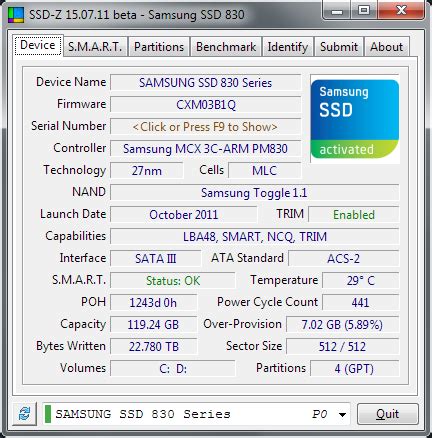 Complimentary download of Moveable Ssd-z 16.09